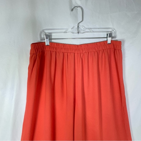 Cato Coral Scallop Edge Laser Cut Culottes - Picture 4 of 6